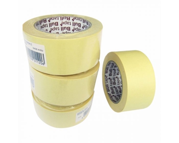 Lepilni trak Ecomask Bull tape 50 mm x 50 m, rumen, 1 kos