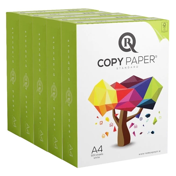 Fotokopirni papir R Copy A4, 2.500 listov, 80 gramov