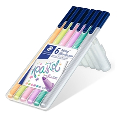 Flomaster Staedtler Noris Club Triplus, pastel, 6 kosov