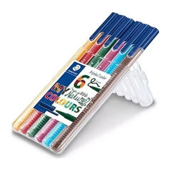 Flomaster Staedtler Noris Club Triplus, natur, 6 kosov