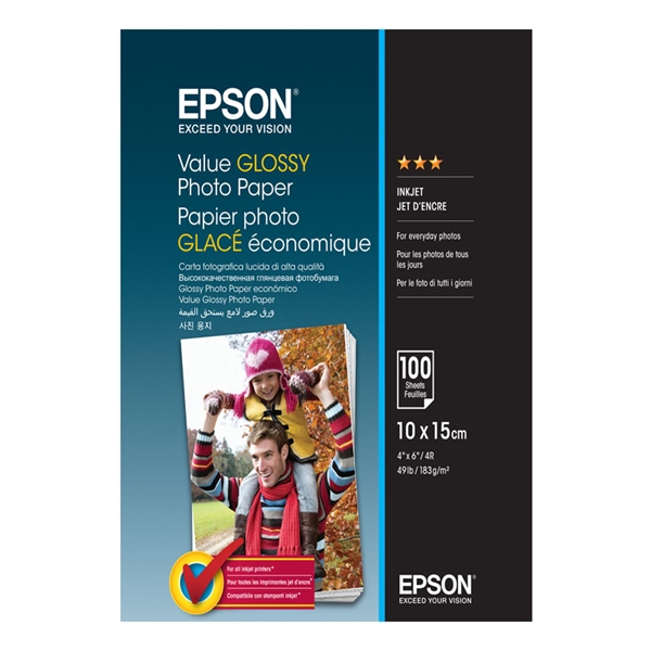 Foto papir Epson C13S400039, A6, 100 listov, 183 gramov