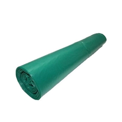 Vrečke za smeti LDPE s trakom, 55 x 60 cm, zelene, močne, 40 L, 10 kosov