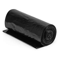Vrečke za smeti HDPE, 60 x 70 cm, črne, 80 L, 50 kosov