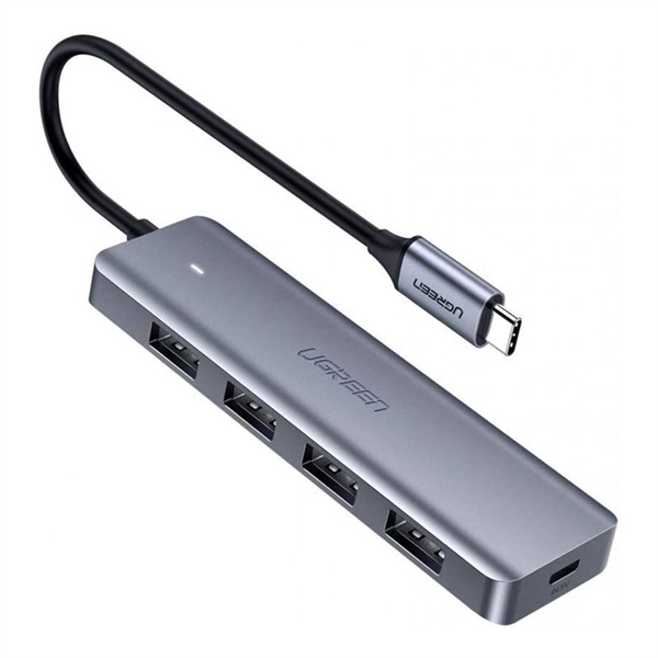 Razdelilec HUB Ugreen USB-C, 4 vhodi, USB-A