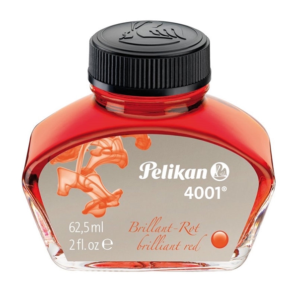 Črnilo Pelikan 4001 30 ml, briliantno rdeč