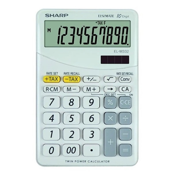 Komercialni kalkulator Sharp ELM332BWH, bel