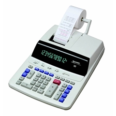 Namizni elektronski kalkulator Sharp CS2635RHGY, z izpisom