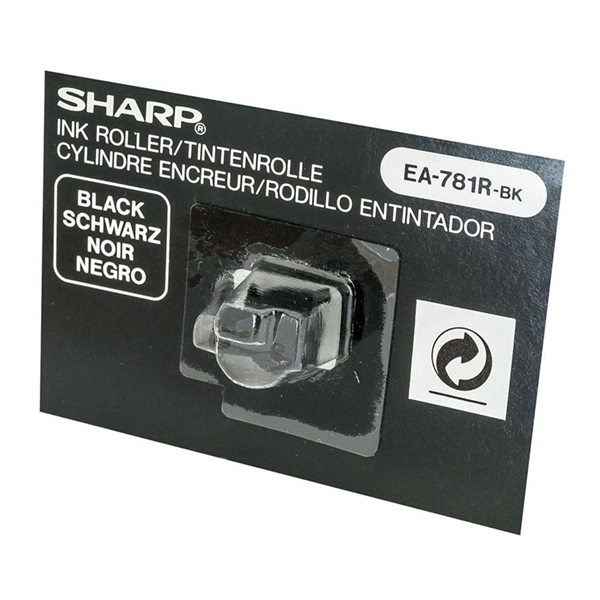 Črnilni valjček Sharp črn za kalkulator s trakom EA781RBK