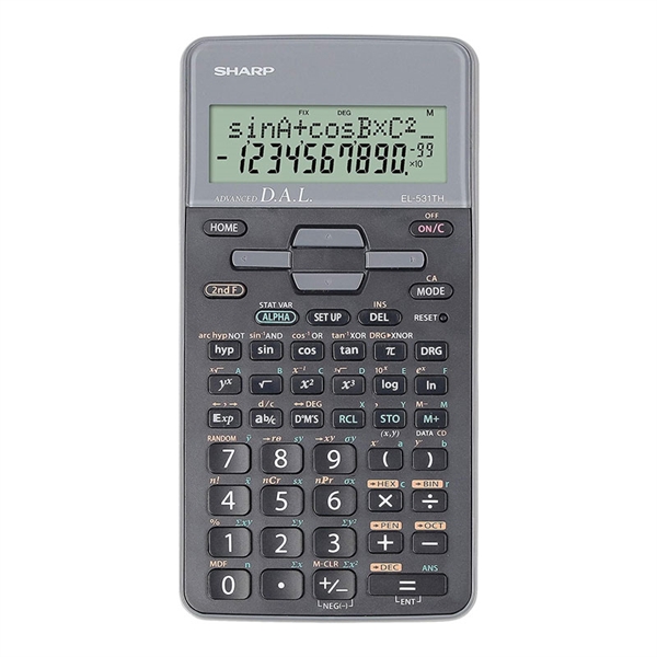 Tehnični kalkulator Sharp EL531THBGY, siv