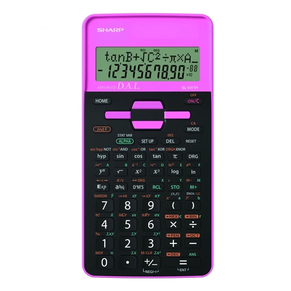 Tehnični kalkulator Sharp EL531THBPK, roza