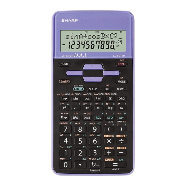 Tehnični kalkulator Sharp EL531THBVL, vijoličen