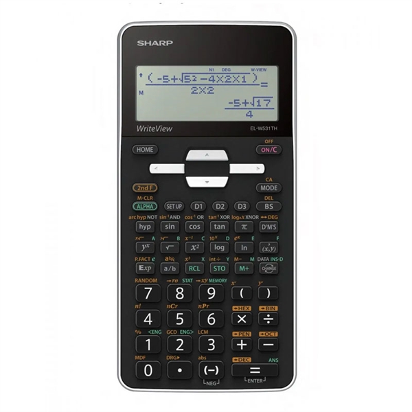Tehnični kalkulator Sharp ELW531THWH, črno-bel