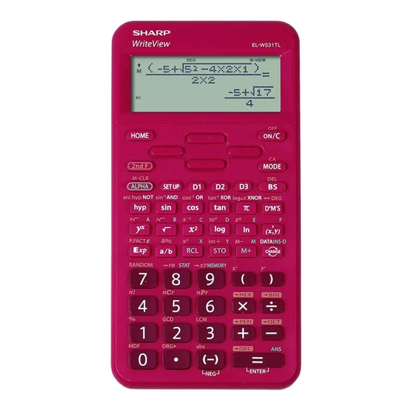 Tehnični kalkulator Sharp ELW531TLBRD, rdeč