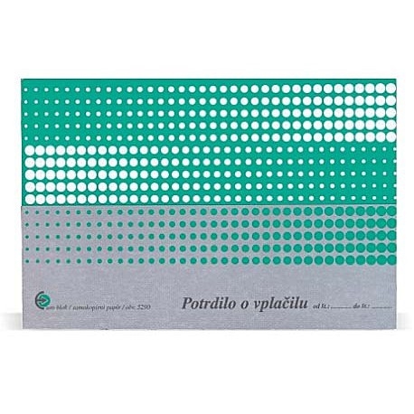 Obrazec potrdilo o vplačilu (5290)
