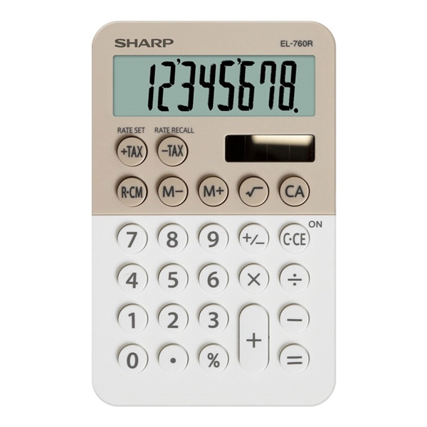 Namizni kalkulator Sharp EL760RBLA, krema