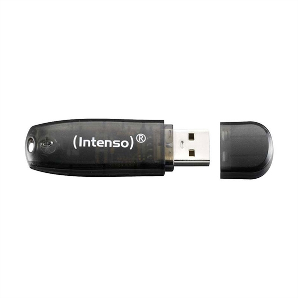 USB ključ Intenso Rainbow, 16 GB, črna