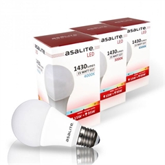 LED sijalka Asalite E27, 15W, 6500K