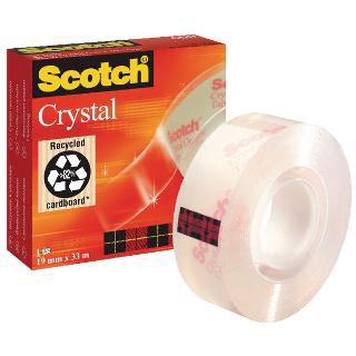 Prozoren lepilni trak 600 3M Scotch, 19 mm x 33 m