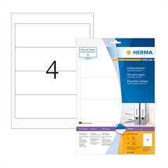 Samolepilne etikete Superprint Herma 8621, (192 x 61 mm), 10/1