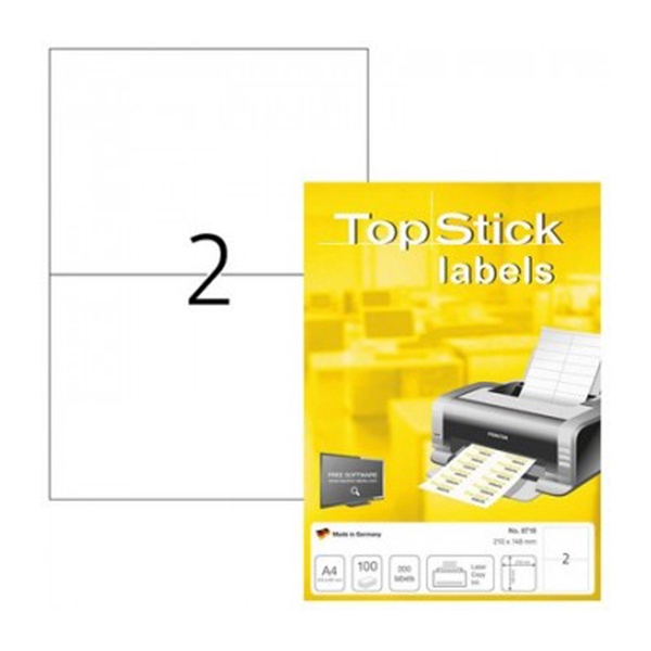 Univerzalne etikete Topstick Herma 8704, (210 x 148 mm), 100/1