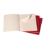 Beležnica Moleskine Cahier Journals XL mehke platnice, brusnično rdeča - črte, 3 kosi