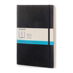 Beležnica Moleskine XL mehke platnice, črna - pike