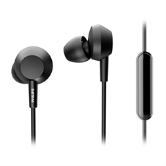 Ušesne slušalke Philips TAE4105BK, črne