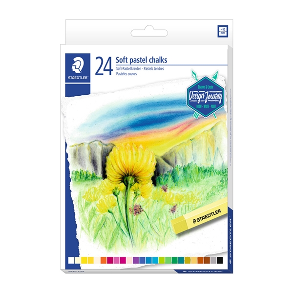 Mehke pastelne krede Staedtler Design Journey, 24 kosov