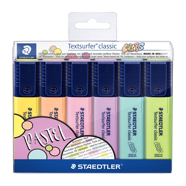 Marker Staedtler Textsurfer Vintage, 6 kosov