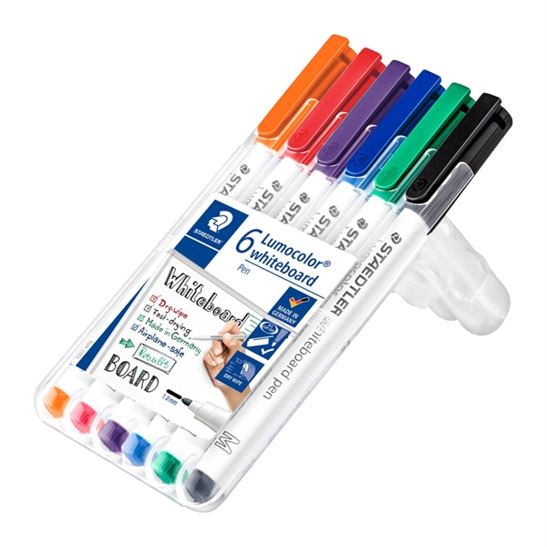 Marker Staedtler Lumocolor Whiteboard, M, 6 kosov