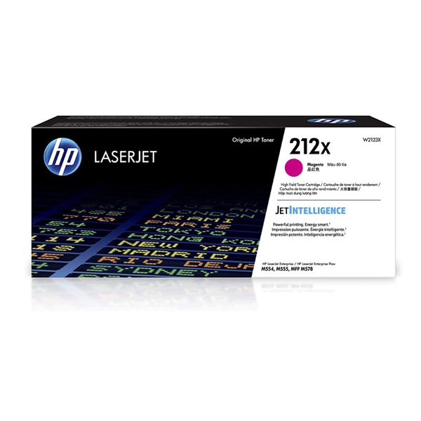 Toner HP W2123X 212X (škrlatna), original