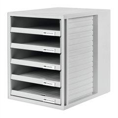 Predalnik Han System Box, odprt, siv