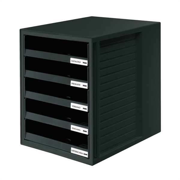 Predalnik Han System Box, odprt, črn
