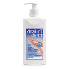 Razkužilo za roke Dezikim derm + dozator, 500 ml