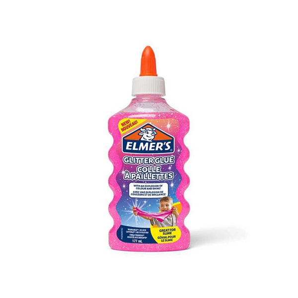 Lepilo z bleščicami Elmer's, 177 ml, roza