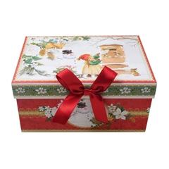 Novoletna darilna škatla, pravokotna, jumbo
