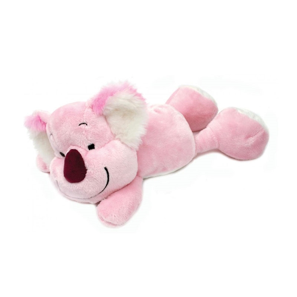 Plišasta igrača, ležeča koala, 20 cm, roza