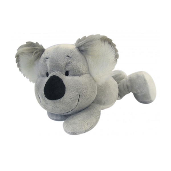 Plišasta igrača, ležeča koala, 30 cm, siva