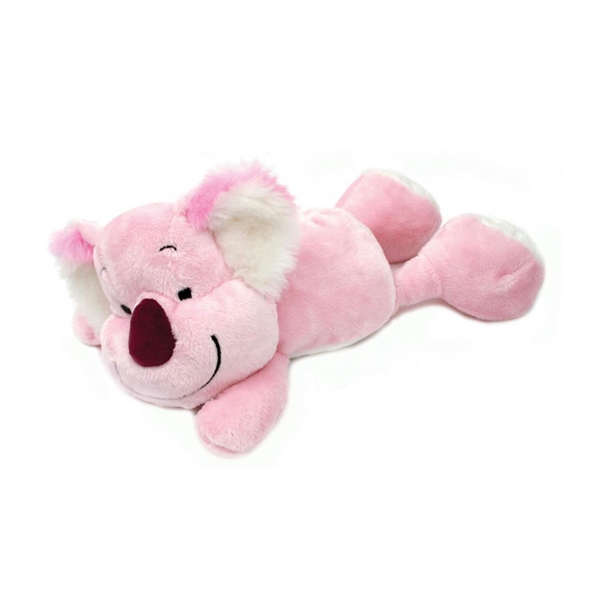 Plišasta igrača, ležeča koala, 30 cm, roza