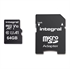 Spominska kartica Integral microSDHC/XC V10 UHS-I U1, 64 GB + SD adapter