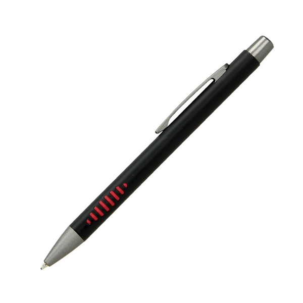 Kemični svinčnik Norvik, kovinski, črno rdeč