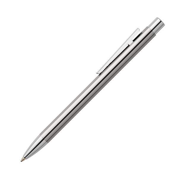 Kemični svinčnik Faber-Castell Neo Slim Sphere, srebrn