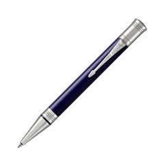 Kemični svinčnik Parker Duofold Classic, modro srebrn