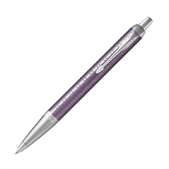 Kemični svinčnik Parker IM Premium, vijolično srebrn