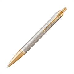 Kemični svinčnik Parker IM Premium, sivo zlat