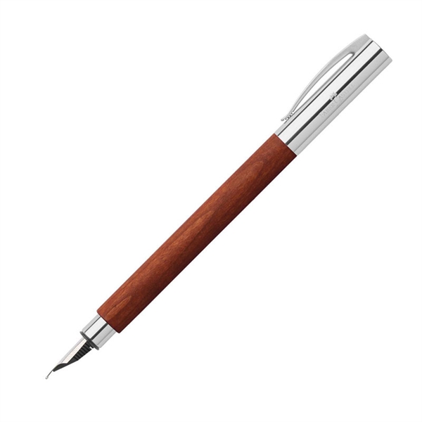 Nalivno pero Faber-Castell Ambition Pearwood F, rdeče