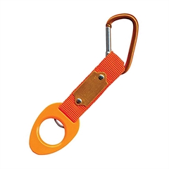 Obesek za ključe z držalom za plastenke, oranžen