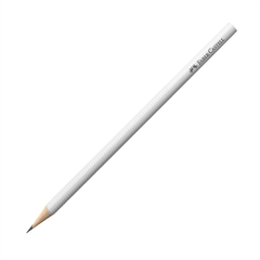 Grafitni svinčnik Faber-Castell, oblikovani oprijem, bel