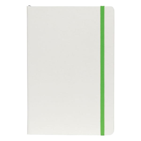 Beležnica Flux White, A5, zelena, 96 listov
