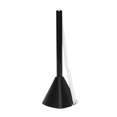 Kemični svinčnik na vrvici Triangle, črn